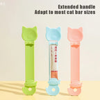 Cat Strip Feeder Spoon Long Handle Cat Food Strip Squeezer Pet Meat Mud Treat Dispense Spoon For Cats Pet Supplies