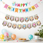 Pet Cats Happy Birthday Party Decoration Banner Happy Birthday Cake Topper Party Decor Garland for Cat Birthday Decor Supplie