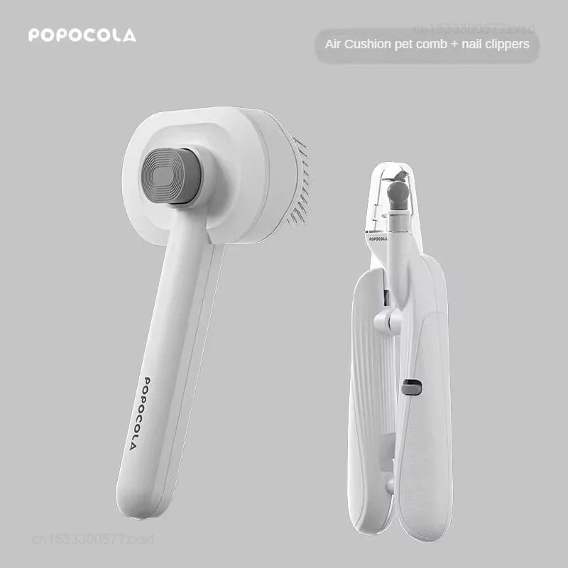 POPO Pet Air Cushion Comb Cat Dogs Hair Comb Fluffy To Remove Floating Hair Not Harmful Skin Easy Operate Comb Pet Supply