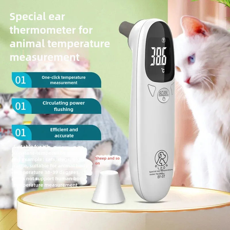 Pet Dog Cat Ear Digital Thermometers Animal Measuring Non-Contact Electronic Highly Accurate Pet Supplies veterinaria accesorios