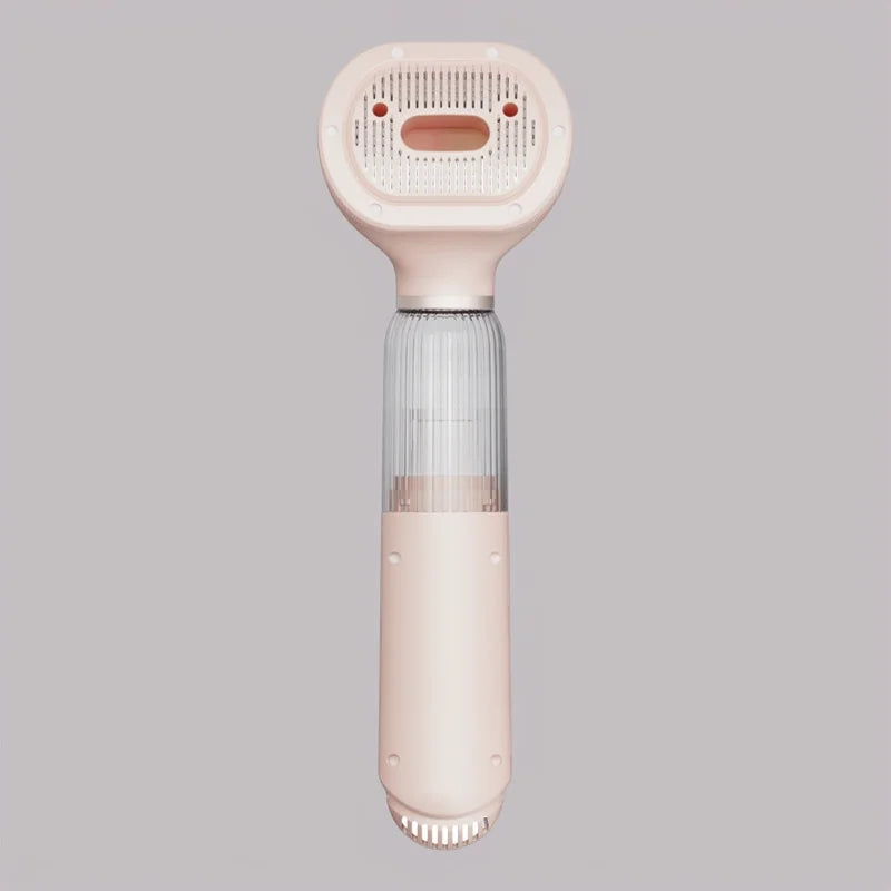 Pet Grooming Vacuum Comb 2 In 1 Hair Remover Dryer Fast Drying Fluffy Brush For Cats Dogs Bath Cleaning Use At Home Or In Car