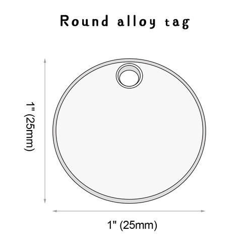 Dog Tag Engraved Pet id Tags Collar Accessories