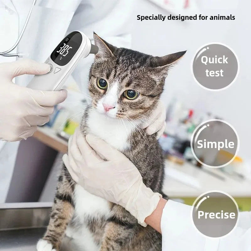 Pet Dog Cat Ear Digital Thermometers Animal Measuring Non-Contact Electronic Highly Accurate Pet Supplies veterinaria accesorios