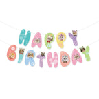 Pet Cats Happy Birthday Party Decoration Banner Happy Birthday Cake Topper Party Decor Garland for Cat Birthday Decor Supplie
