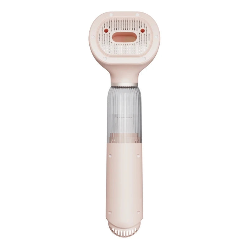 Pet Grooming Vacuum Comb 2 In 1 Hair Remover Dryer Fast Drying Fluffy Brush For Cats Dogs Bath Cleaning Use At Home Or In Car